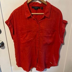 Linen button up